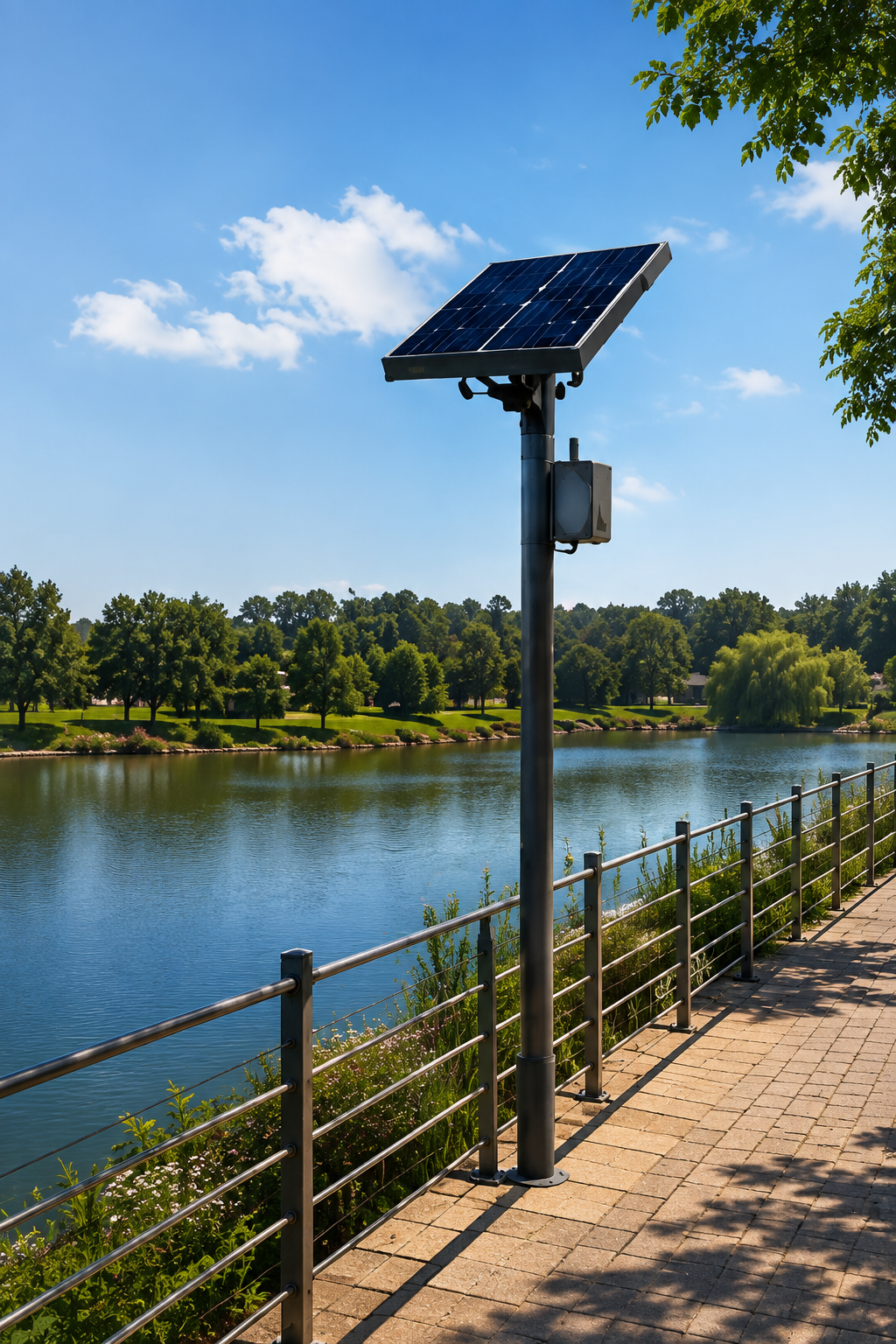 All-in-one solar lighting