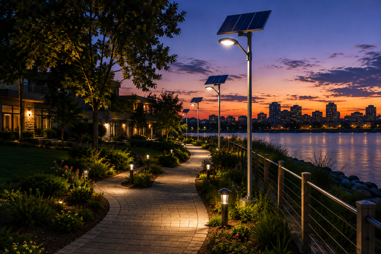 Custom solar lighting design