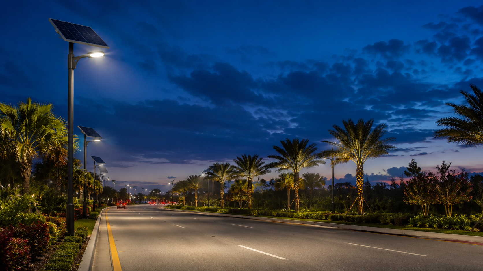Florida solar street lighting