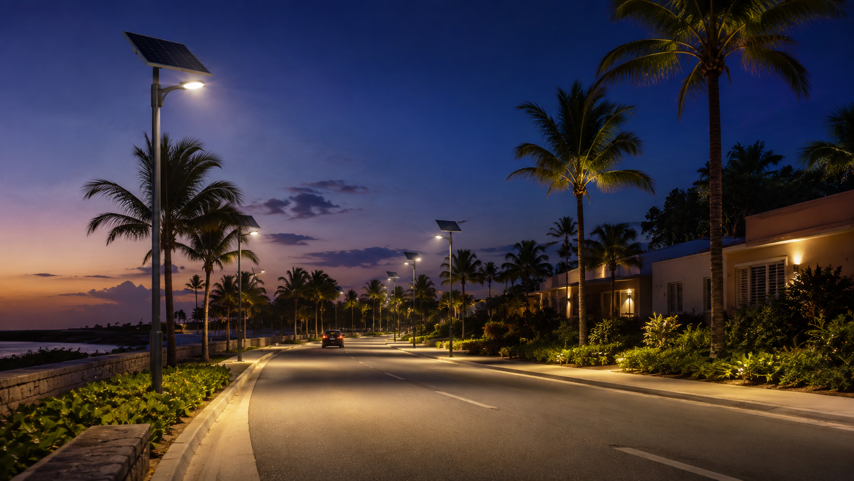 Puerto Rico solar street lighting