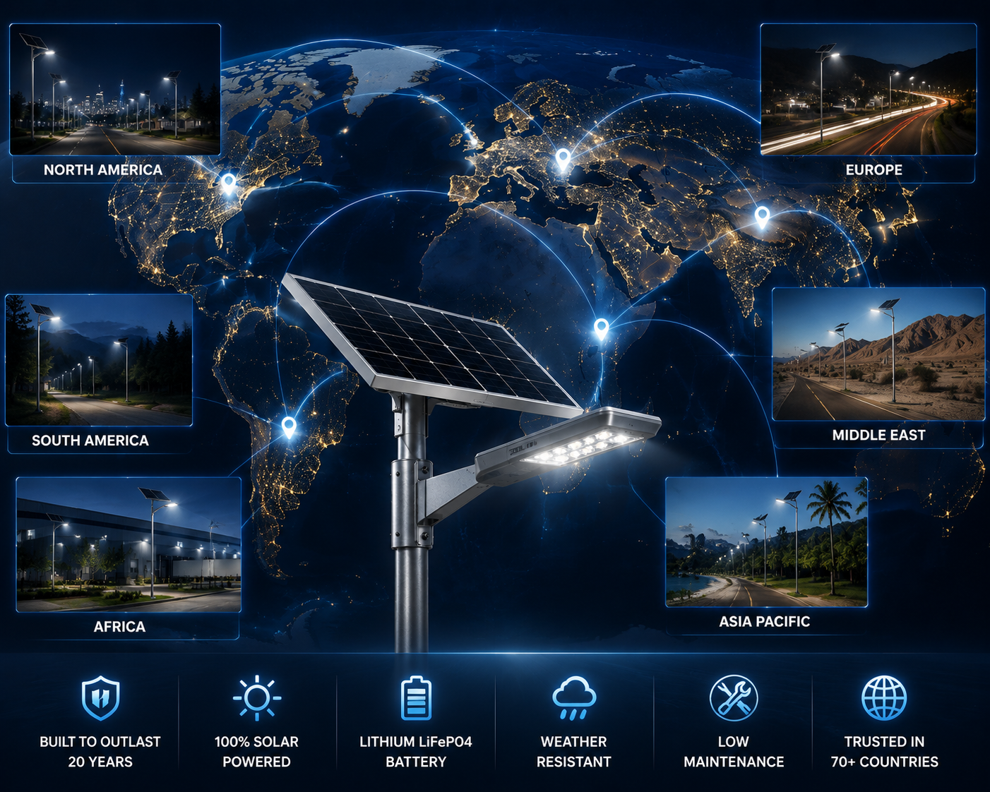 Global solar lighting project